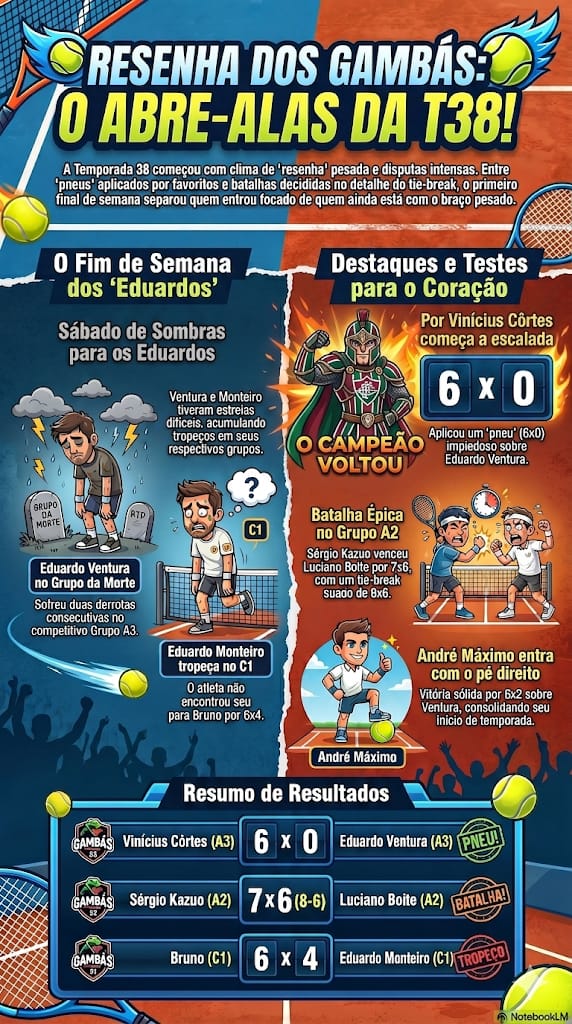 Resenha dos Gambás: O abre-alas das T38