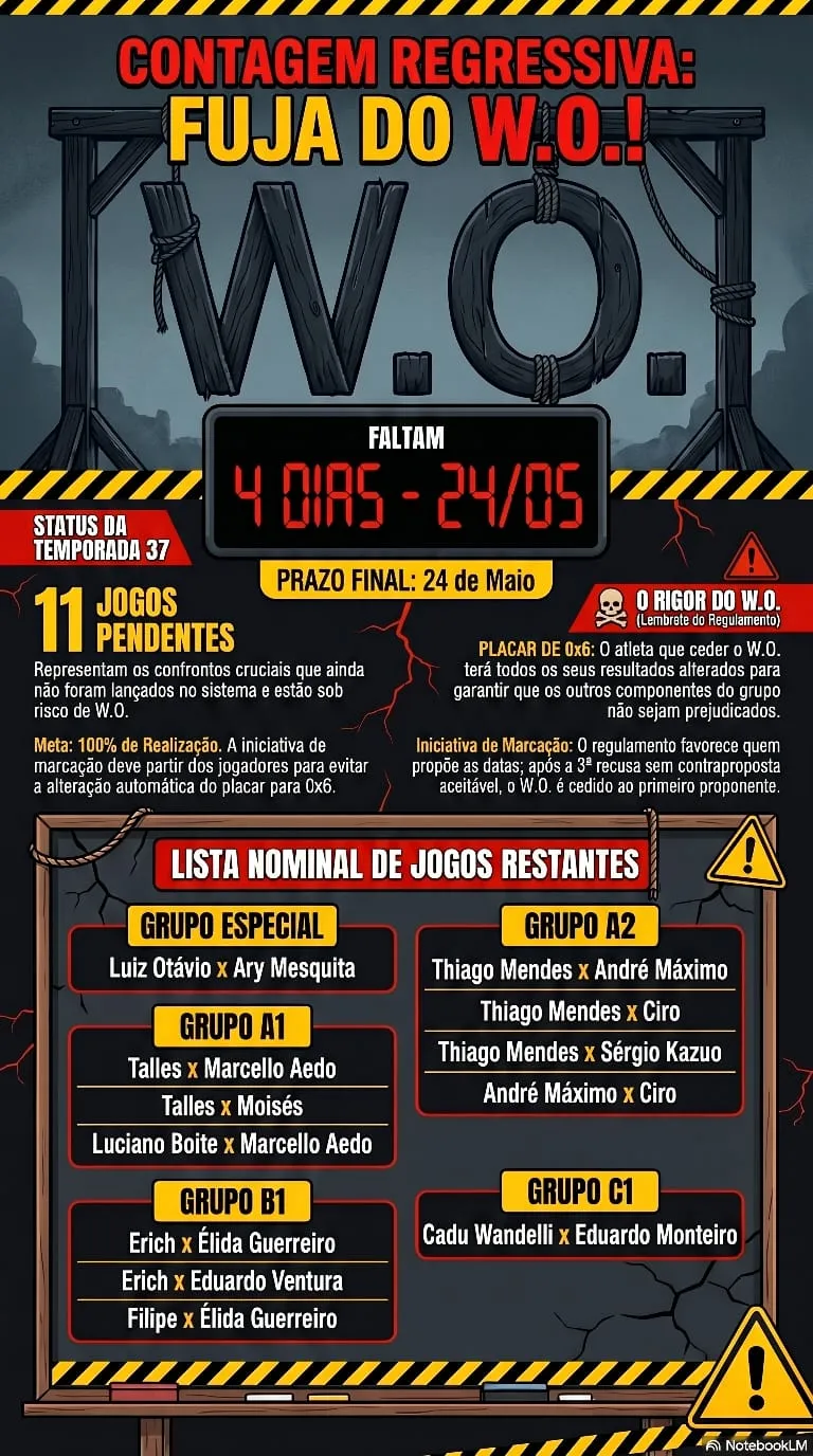Contagem regressiva: fuja do W.O.