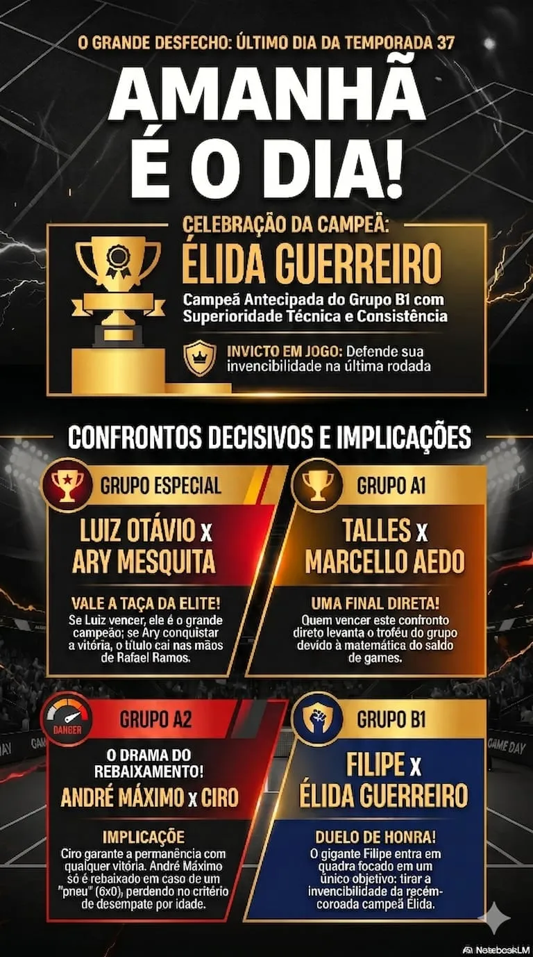 O grande desfecho: último dia da temporada T37